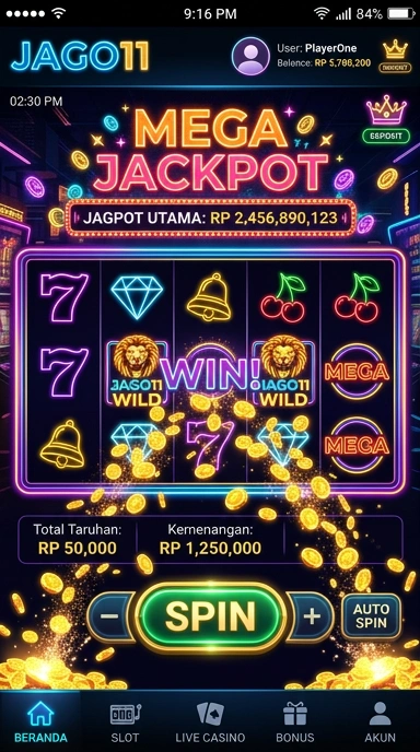 Layar utama jago11 — antarmuka bersih setelah instalasi
